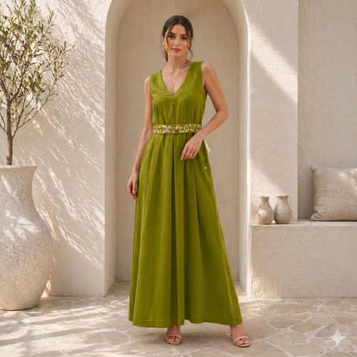 Fluid Maxi Dress Perfect Pear