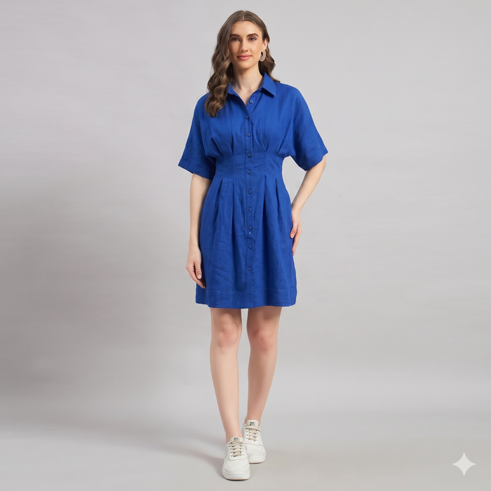 Willow Shirt Dress Indigo