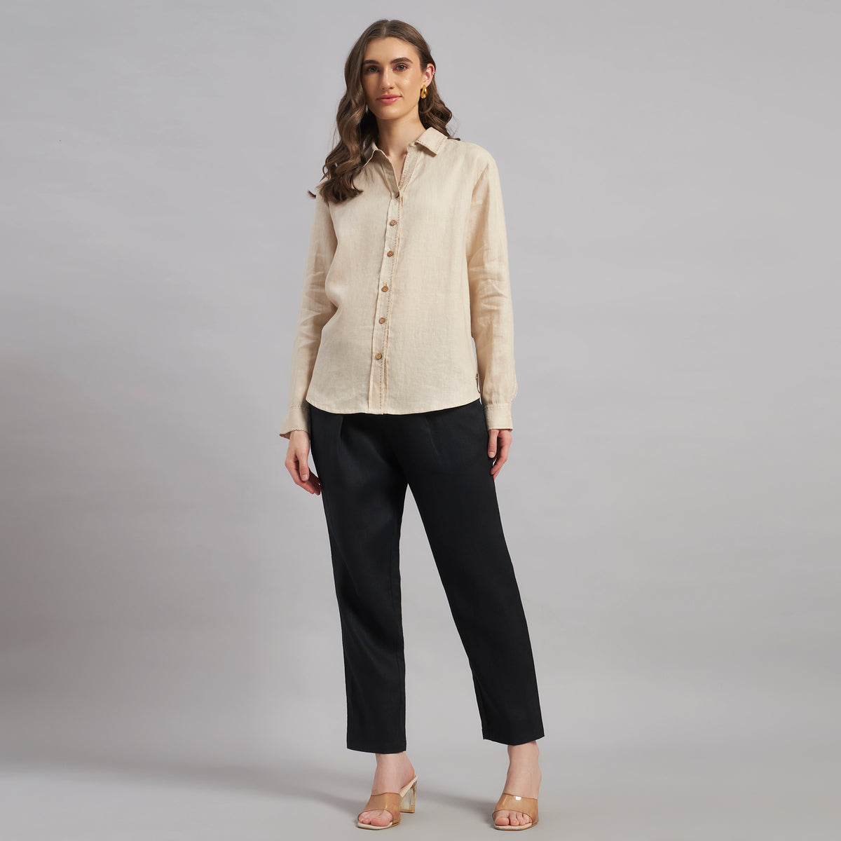 Drift Linen Shirt White