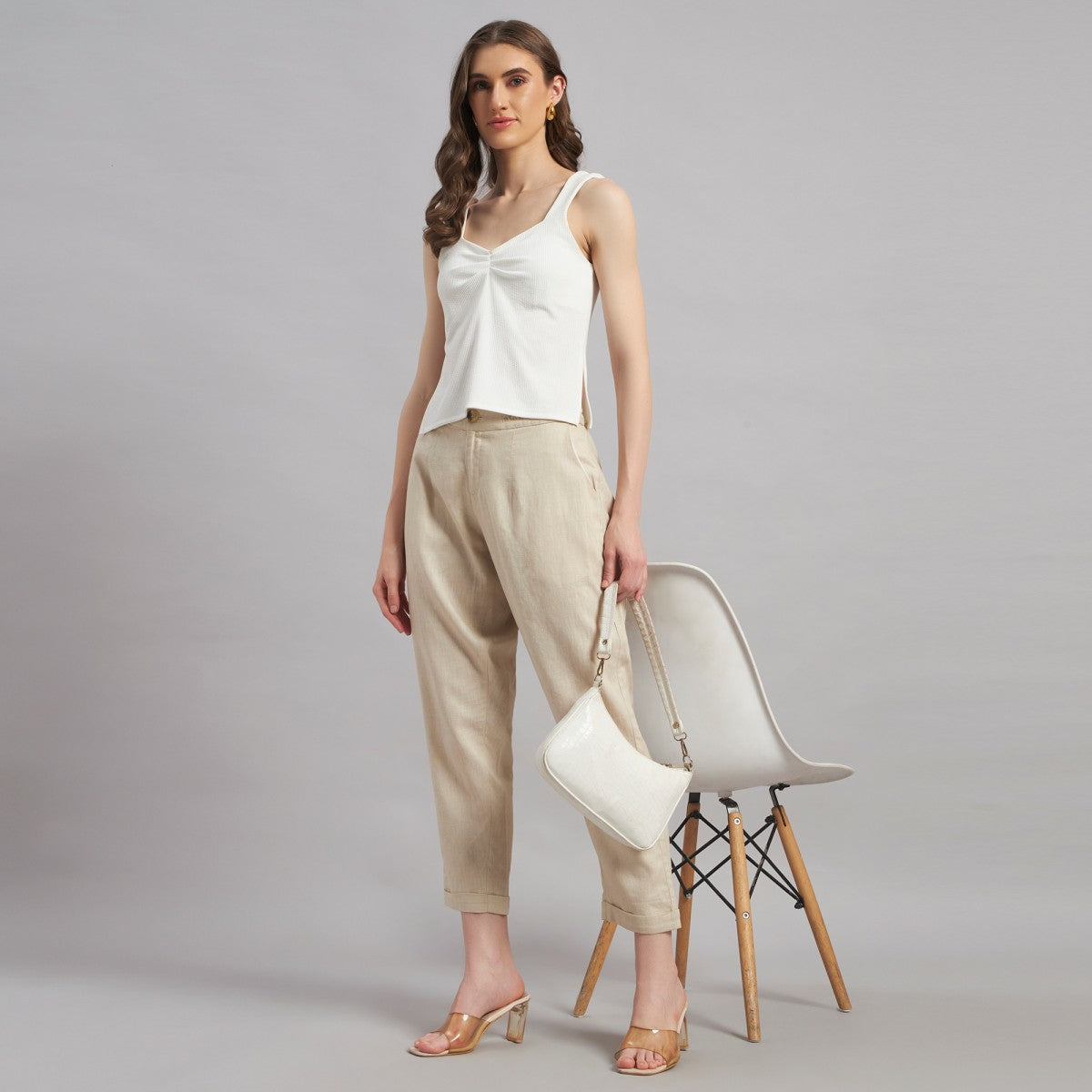 Ava Pant in Black