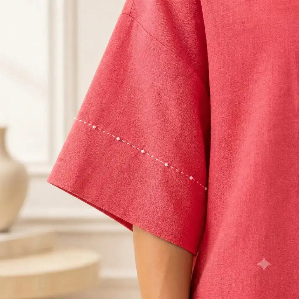 Camilla Top in Coral